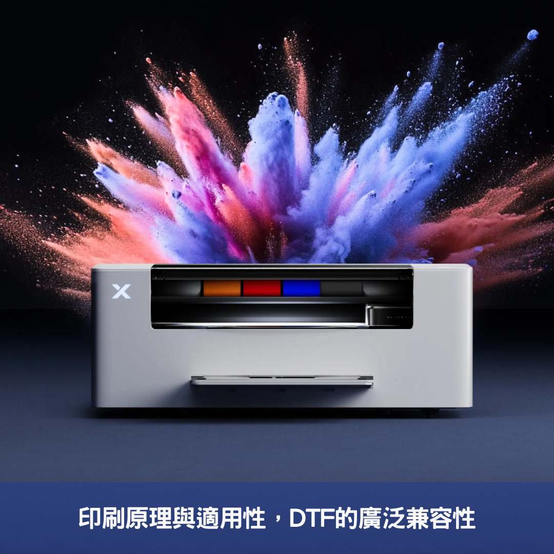 印刷原理與適用性,DTF的廣泛兼容性