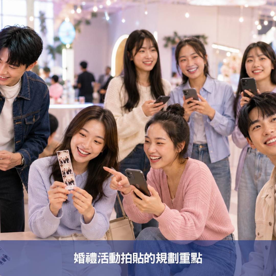 婚禮活動拍貼的規劃重點