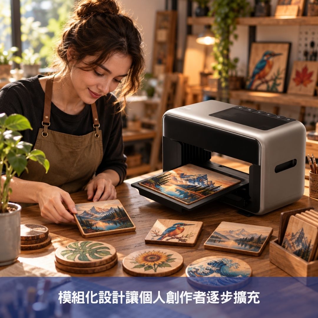 模組化設計讓個人創作者逐步擴充