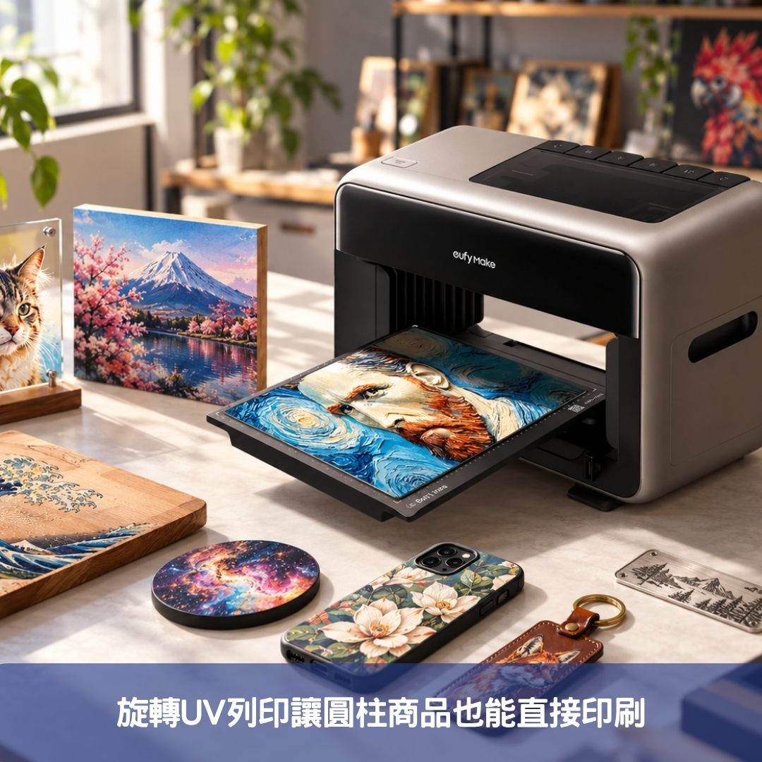 旋轉UV列印讓圓柱商品也能直接印刷