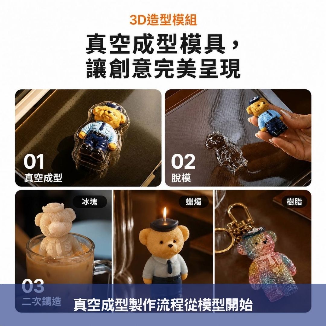 真空成型製作流程從模型開始