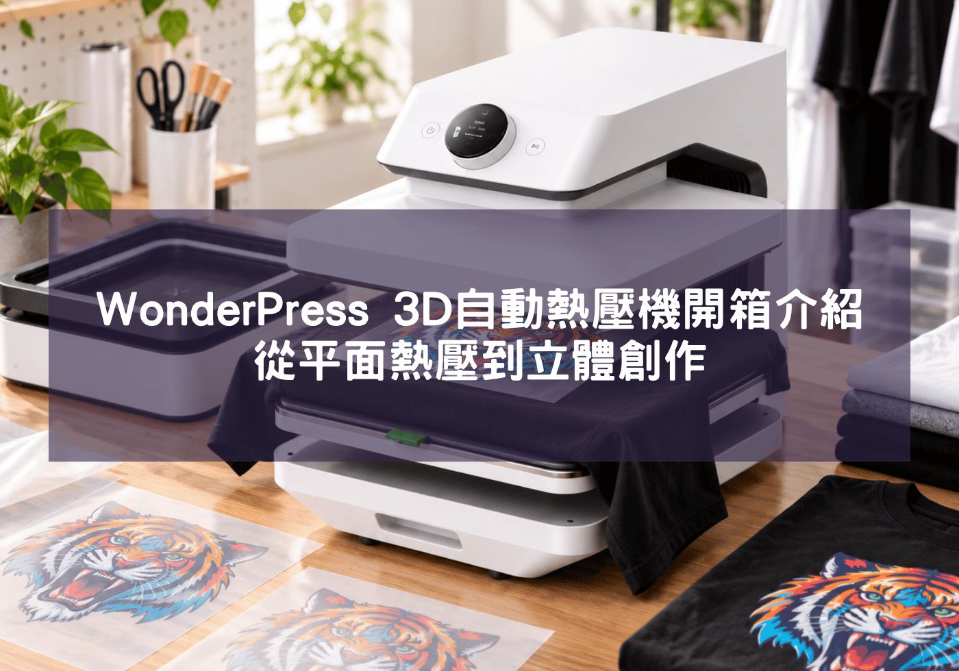 xTool WonderPress 3D自動熱壓機開箱介紹｜從平面熱壓到立體創作